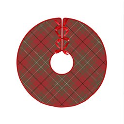 ScotsTee Shop Scottish Cumming Weathered Clan Crest Tartan Christmas Tree Skirt