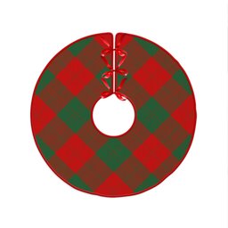 ScotsTee Shop Scottish Erskine Clan Crest Tartan Christmas Tree Skirt