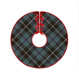ScotsTee Shop Scottish Douglas Weathered Clan Crest Tartan Christmas Tree Skirt