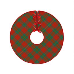 ScotsTee Shop Scottish Cruikshank Ancient Clan Crest Tartan Christmas Tree Skirt
