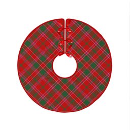 ScotsTee Shop Scottish Dalziel Modern Clan Crest Tartan Christmas Tree Skirt