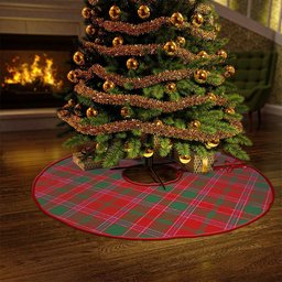 ScotsTee Shop Scottish Dalziel Modern Clan Crest Tartan Christmas Tree Skirt