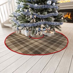 ScotsTee Shop Scottish Craig (Craigie) Weathered Clan Crest Tartan Christmas Tree Skirt