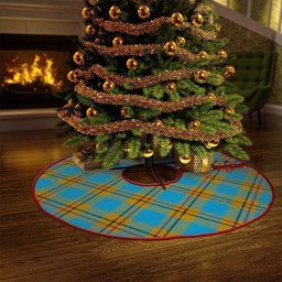 ScotsTee Shop Scottish Carlisle (Carlill) Ancient Clan Crest Tartan Christmas Tree Skirt