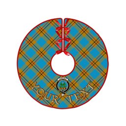 ScotsTee Shop Scottish Carlisle (Carlill) Ancient Clan Crest Tartan Christmas Tree Skirt