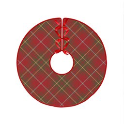 ScotsTee Shop Scottish Burnett Weathered Clan Crest Tartan Christmas Tree Skirt