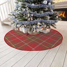 ScotsTee Shop Scottish Burnett Weathered Clan Crest Tartan Christmas Tree Skirt