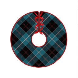 ScotsTee Shop Scottish Dunlop Ancient Clan Crest Tartan Christmas Tree Skirt
