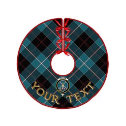 ScotsTee Shop Scottish Dunlop Ancient Clan Crest Tartan Christmas Tree Skirt