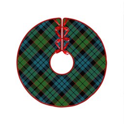 ScotsTee Shop Scottish Fletcher Family Ancient Clan Crest Tartan Christmas Tree Skirt