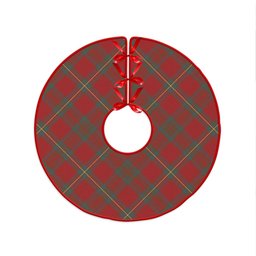 ScotsTee Shop Scottish Cruikshank Weathered Clan Crest Tartan Christmas Tree Skirt