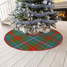 ScotsTee Shop Scottish Crozier Ancient Clan Crest Tartan Christmas Tree Skirt