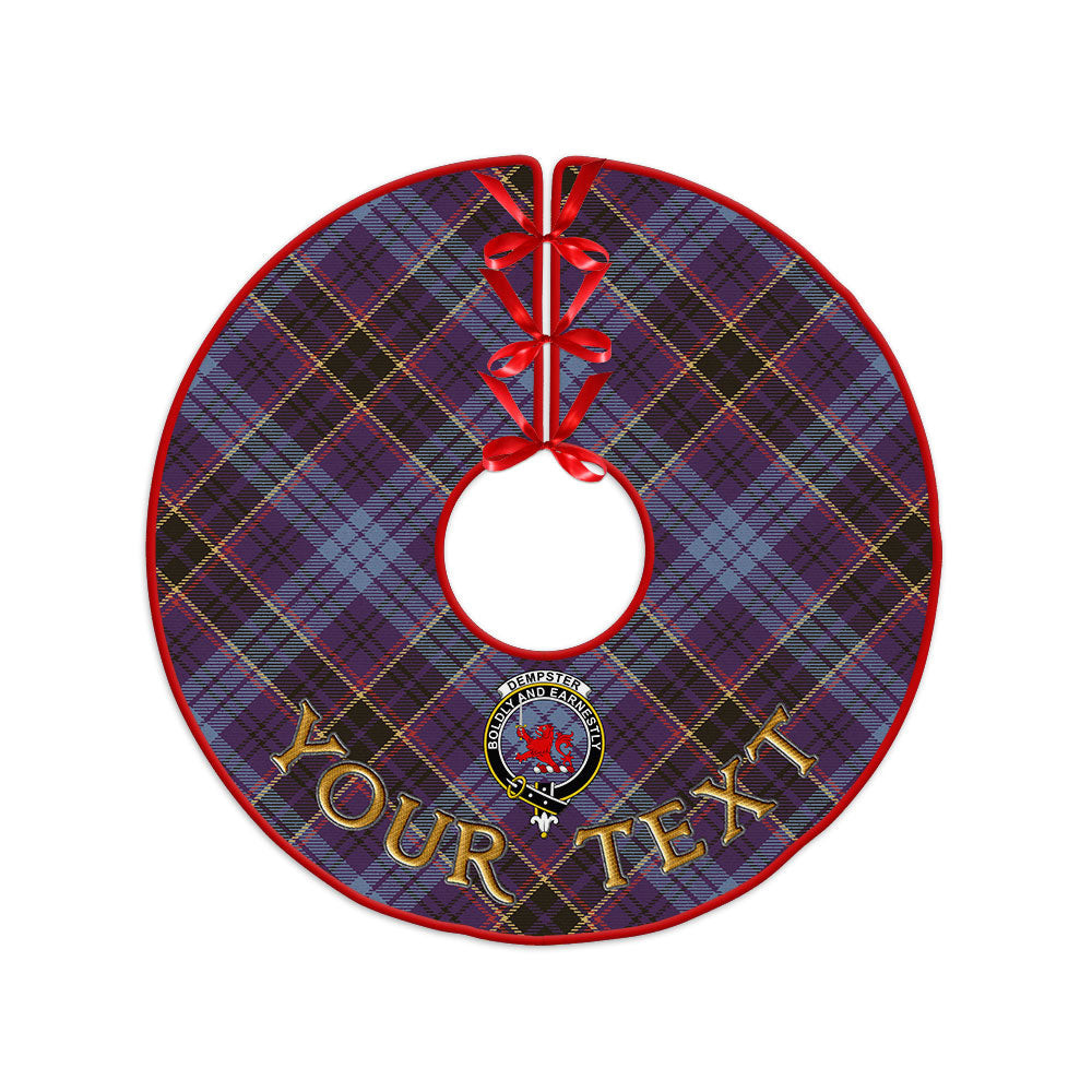 ScotsTee Shop Scottish Dempster Weathered Clan Crest Tartan Christmas Tree Skirt