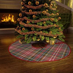 ScotsTee Shop Scottish Christie Weathered Clan Crest Tartan Christmas Tree Skirt