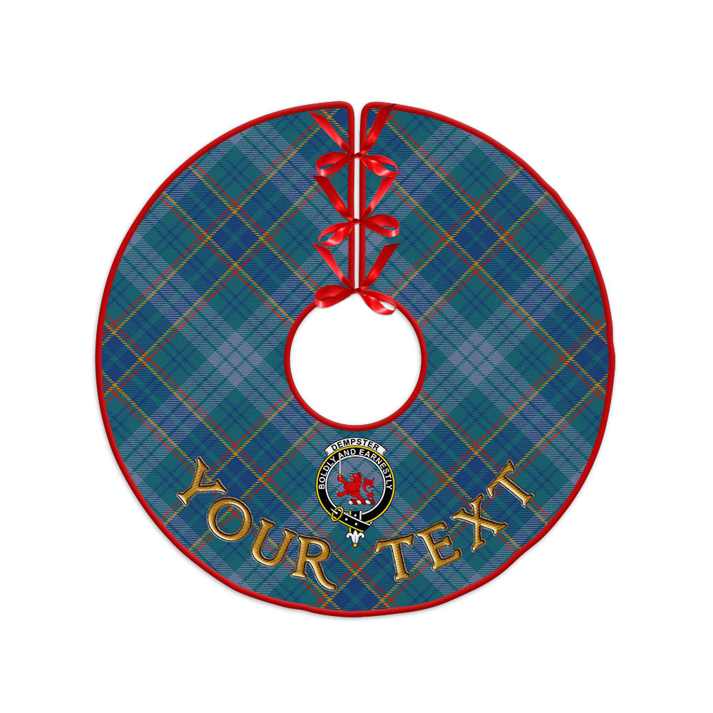 ScotsTee Shop Scottish Dempster Ancient Clan Crest Tartan Christmas Tree Skirt
