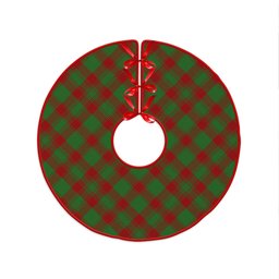 ScotsTee Shop Scottish Donachie Modern Clan Crest Tartan Christmas Tree Skirt
