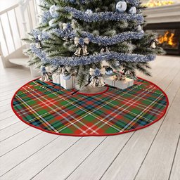 ScotsTee Shop Scottish Christie Ancient Clan Crest Tartan Christmas Tree Skirt