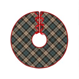 ScotsTee Shop Scottish Campbell Weathered 2 Clan Crest Tartan Christmas Tree Skirt