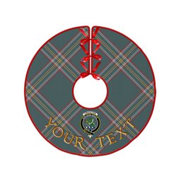 ScotsTee Shop Scottish Crichton (Creighton) Weathered Clan Crest Tartan Christmas Tree Skirt