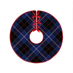 ScotsTee Shop Scottish Dunlop Modern Clan Crest Tartan Christmas Tree Skirt