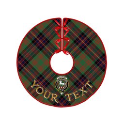 ScotsTee Shop Scottish Cochrane (Cochran) Modern Clan Crest Tartan Christmas Tree Skirt