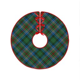 ScotsTee Shop Scottish Cockburn (Coburn) Ancient Clan Crest Tartan Christmas Tree Skirt