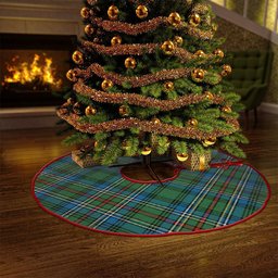 ScotsTee Shop Scottish Cockburn (Coburn) Ancient Clan Crest Tartan Christmas Tree Skirt