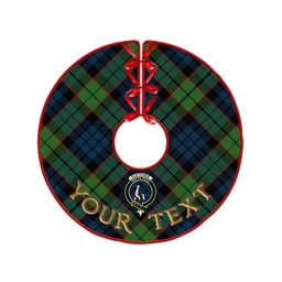 ScotsTee Shop Scottish Fletcher Family Modern Clan Crest Tartan Christmas Tree Skirt