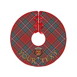 ScotsTee Shop Scottish Drummond Weathered Clan Crest Tartan Christmas Tree Skirt