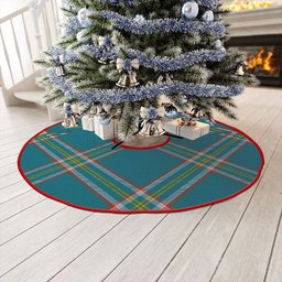 ScotsTee Shop Scottish Crichton (Creighton) Ancient Clan Crest Tartan Christmas Tree Skirt
