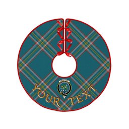ScotsTee Shop Scottish Crichton (Creighton) Ancient Clan Crest Tartan Christmas Tree Skirt