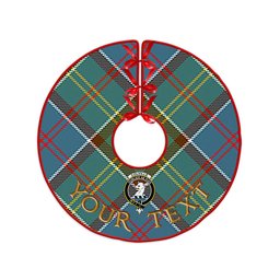 ScotsTee Shop Scottish Colville District Clan Crest Tartan Christmas Tree Skirt