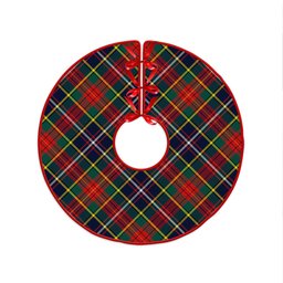 ScotsTee Shop Scottish Crozier Modern Clan Crest Tartan Christmas Tree Skirt