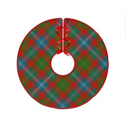 ScotsTee Shop Scottish Forrester Ancient Clan Crest Tartan Christmas Tree Skirt