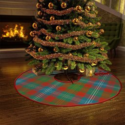 ScotsTee Shop Scottish Forrester Ancient Clan Crest Tartan Christmas Tree Skirt