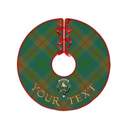 ScotsTee Shop Scottish Cranston Ancient Clan Crest Tartan Christmas Tree Skirt