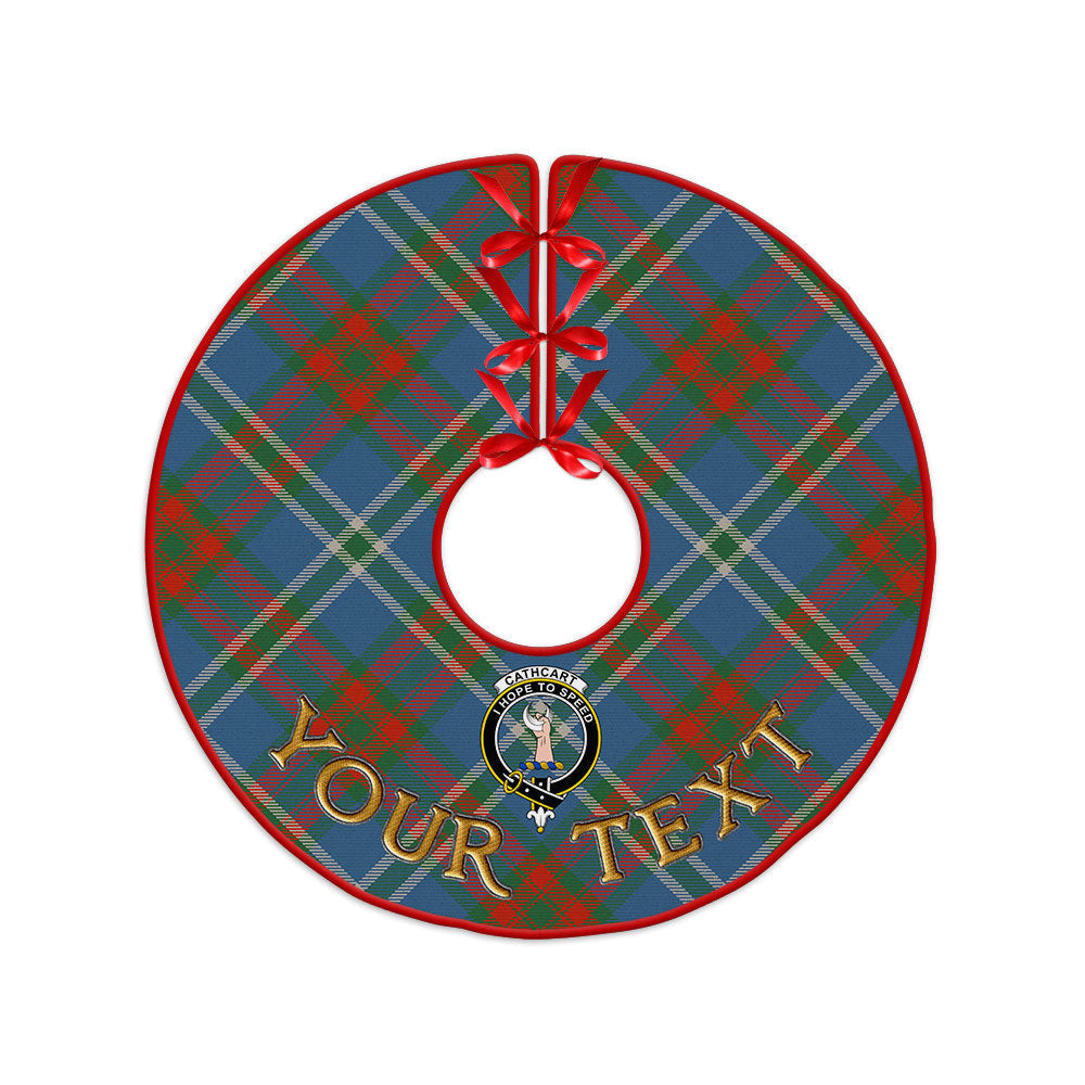 ScotsTee Shop Scottish Cathcart Ancient Clan Crest Tartan Christmas Tree Skirt