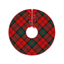 ScotsTee Shop Scottish Dunbar Modern Clan Crest Tartan Christmas Tree Skirt