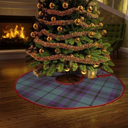 ScotsTee Shop Scottish Keith (Marshall) Weathered Clan Crest Tartan Christmas Tree Skirt
