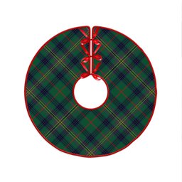 ScotsTee Shop Scottish Kennedy Modern Clan Crest Tartan Christmas Tree Skirt