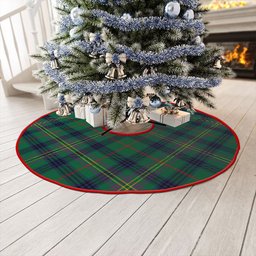 ScotsTee Shop Scottish Kennedy Modern Clan Crest Tartan Christmas Tree Skirt
