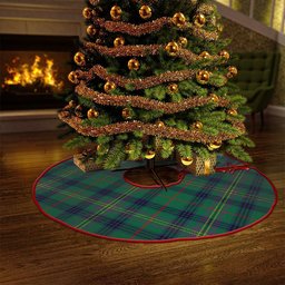 ScotsTee Shop Scottish Kennedy Modern Clan Crest Tartan Christmas Tree Skirt