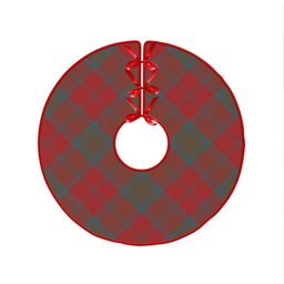 ScotsTee Shop Scottish Lindsay Weathered Clan Crest Tartan Christmas Tree Skirt