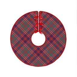 ScotsTee Shop Scottish MacColl (MacCall) Weathered Clan Crest Tartan Christmas Tree Skirt