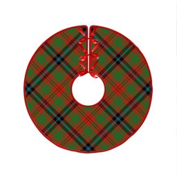 ScotsTee Shop Scottish Fulton 1999 Ancient Clan Crest Tartan Christmas Tree Skirt