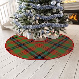 ScotsTee Shop Scottish Fulton 1999 Ancient Clan Crest Tartan Christmas Tree Skirt