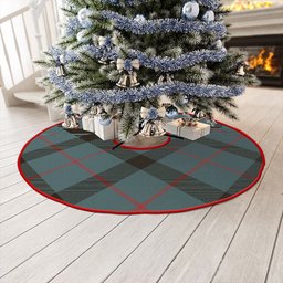 ScotsTee Shop Scottish Kincaid Weathered Clan Crest Tartan Christmas Tree Skirt