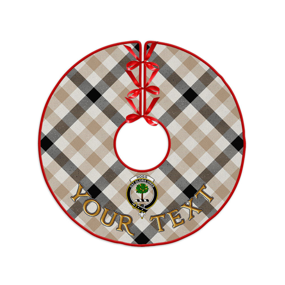ScotsTee Shop Scottish Hogg Weathered Clan Crest Tartan Christmas Tree Skirt
