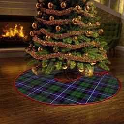 ScotsTee Shop Scottish Galbraith Modern Clan Crest Tartan Christmas Tree Skirt