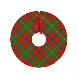 ScotsTee Shop Scottish Hutcheson Ancient Clan Crest Tartan Christmas Tree Skirt